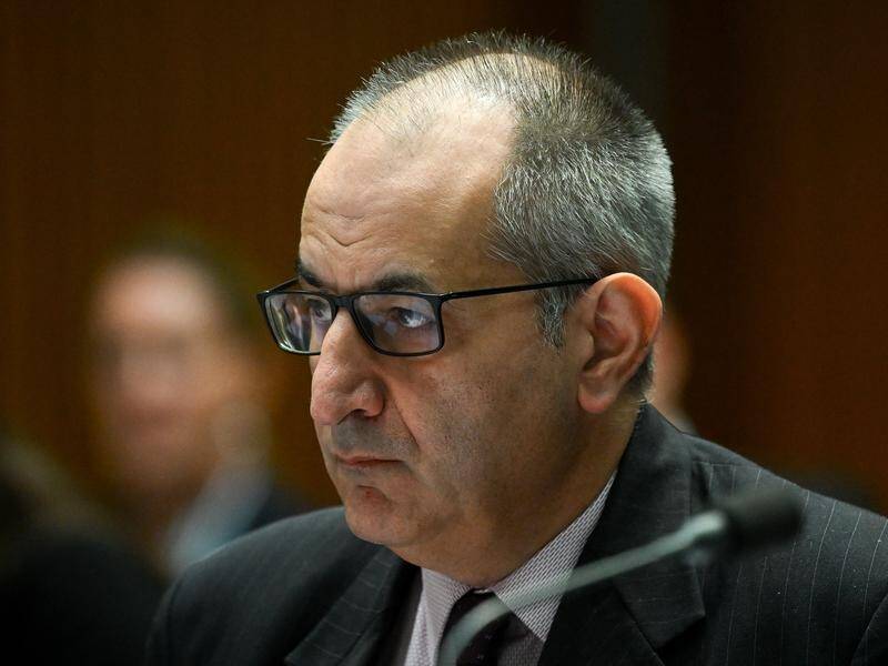 Michael Pezzullo has been sacked following a code of conduct breach finding. (Lukas Coch/AAP PHOTOS)