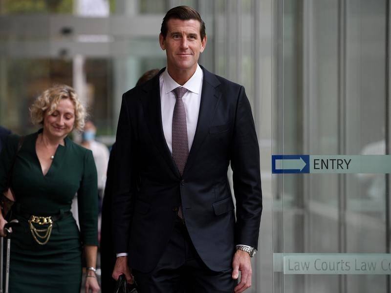 An SAS solider who blew the whistle on Ben Roberts-Smith (pictured) is continuing to give evidence.