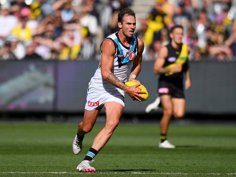 The AFL has been accused of double standards after banning Jeremy Finlayson over a homophobic slur. (Morgan Hancock/AAP PHOTOS)