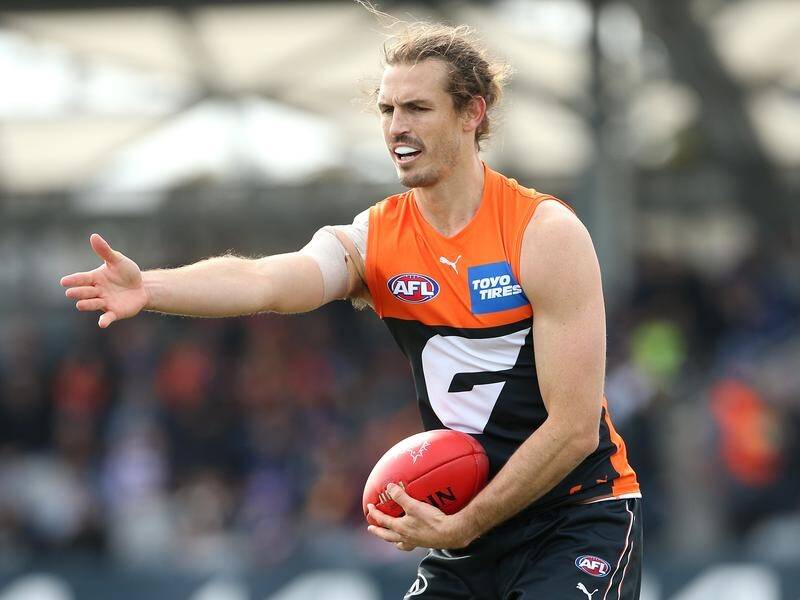 Phil Davis has called time on his AFL career after 192 games with GWS and Adelaide. (Hamish Blair/AAP PHOTOS)