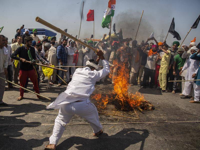 Indian farmers have staged more than a year of protests against soon-to-be-repealed farm laws.