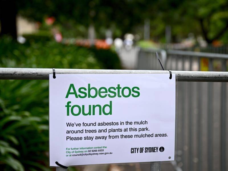 Seven more sites across NSW have been confirmed as contaminated with asbestos. (Dan Himbrechts/AAP PHOTOS)