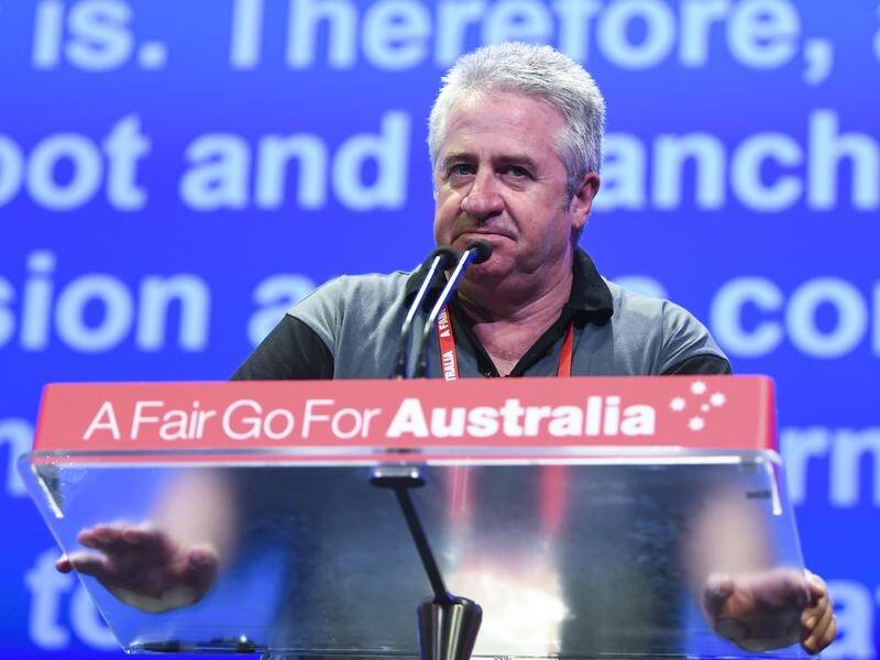 CFMEU national construction secretary Dave Noonan is set to retire from the role. (Lukas Coch/AAP PHOTOS)