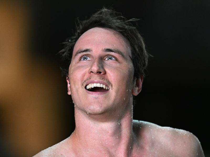 Cameron McEvoy is in confident pre-Olympic mood, swimming personal best times in training. Photo: Dave Hunt/AAP PHOTOS