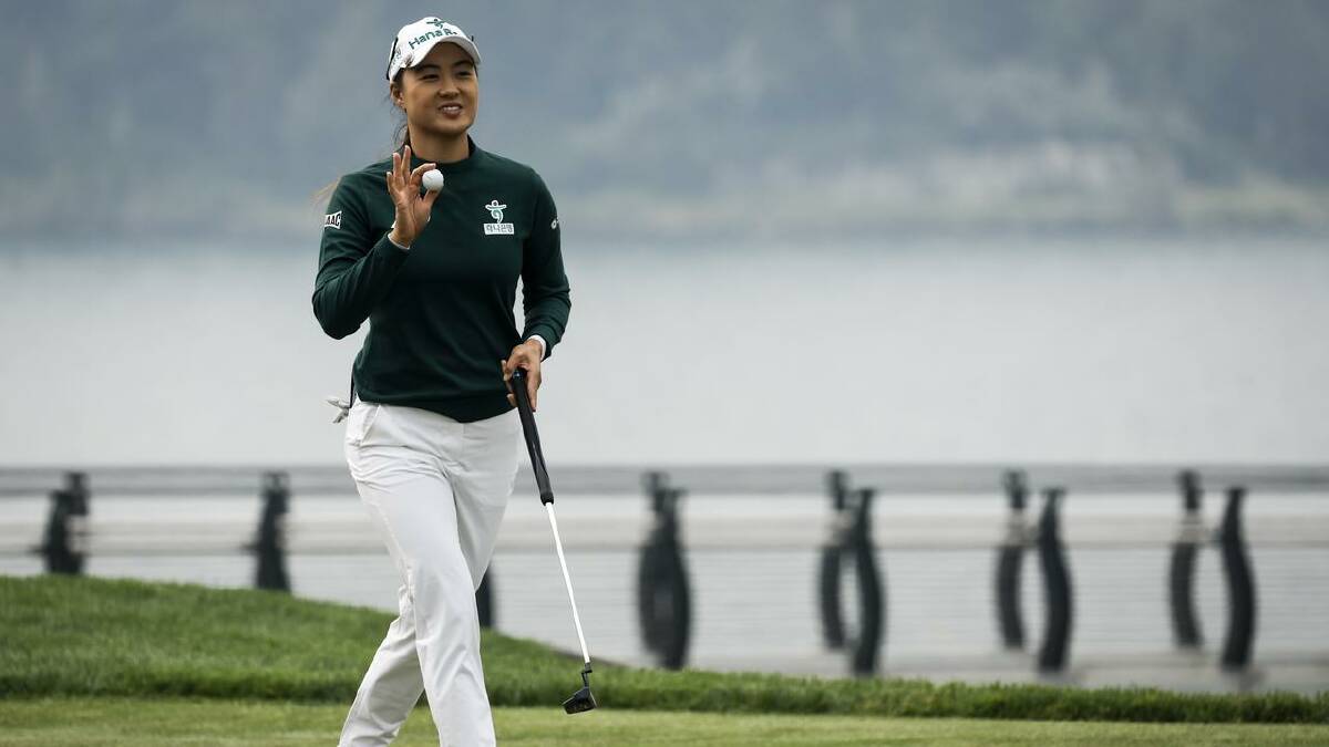 Minjee Lee is tracking nicely ahead of the Paris Olympics and is in contention at the Canadian Open. (AP PHOTO)