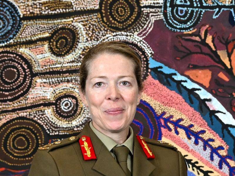 Lt Gen Michelle McGuinness says a commercial health information organisation was attacked. (Lukas Coch/AAP PHOTOS)