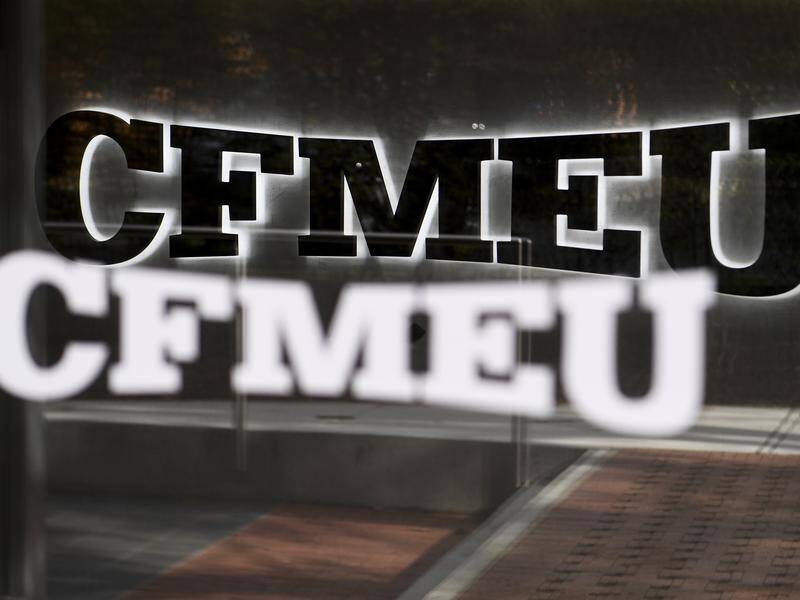 The CFMEU's national office will take on senior executive powers in place of the Victorian branch. (Lukas Coch/AAP PHOTOS)