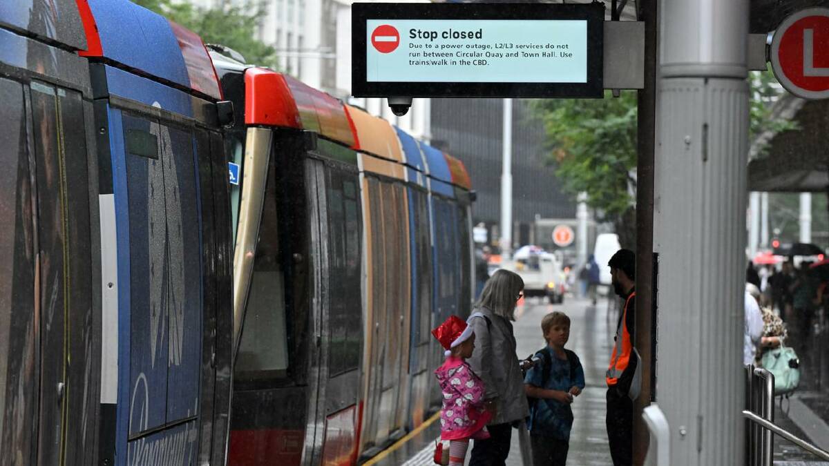 Commuters consider alternate transport options or avoid non-essential travel on the trams. (Mick Tsikas/AAP PHOTOS)