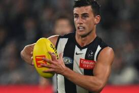 Magpies star Nick Daicos remains in some doubt of lining up against North Melbourne. (Morgan Hancock/AAP PHOTOS)