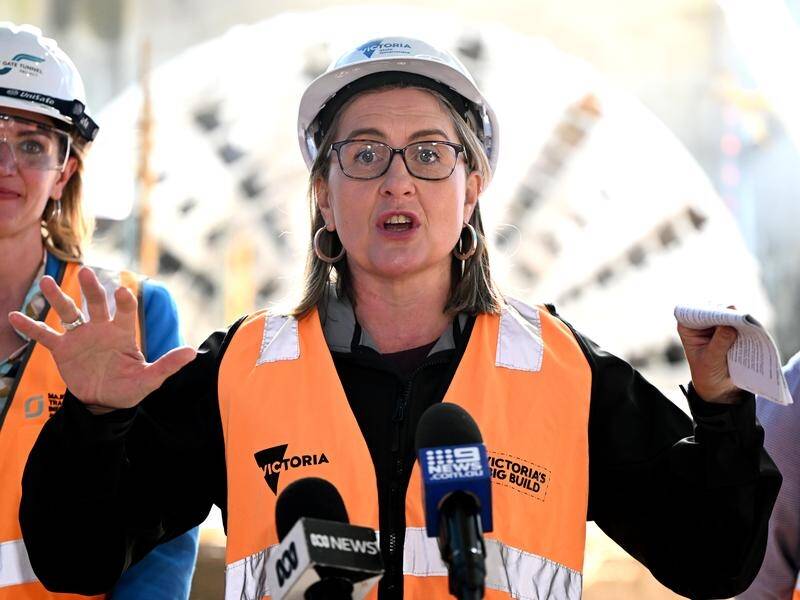 Jacinta Allan confirmed two project authorities would be moved under Major Road Projects Victoria. (Joel Carrett/AAP PHOTOS)