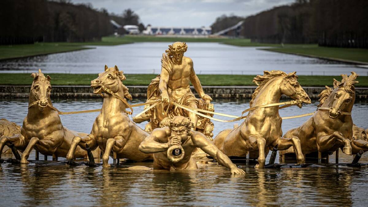 The gardens at Versailles will provide a spectacular setting for the Olympic equestrian competition. (EPA PHOTO)