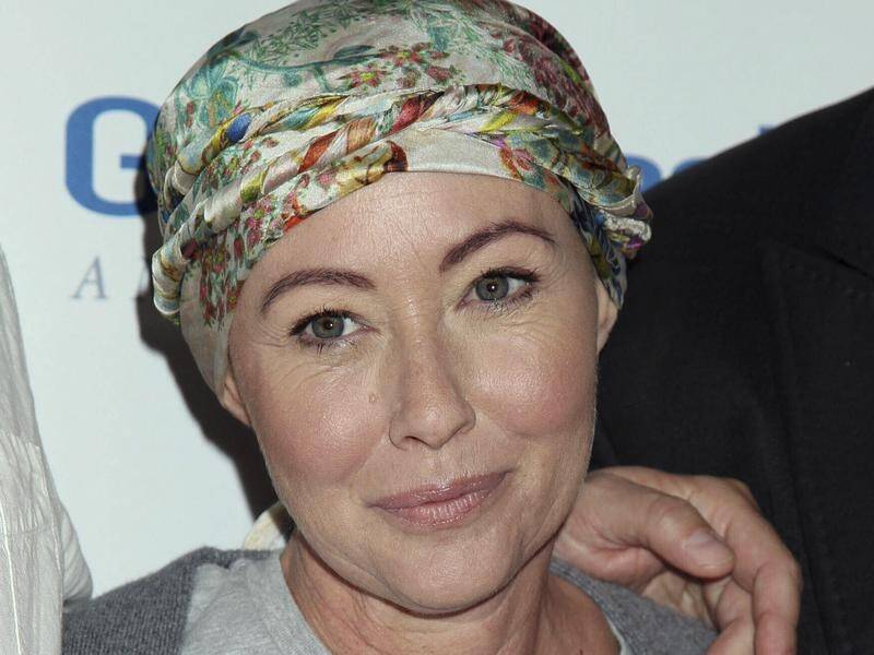Ashley Hamilton praised Shannen Doherty for battling cancer "with such stoicism". (AP PHOTO)