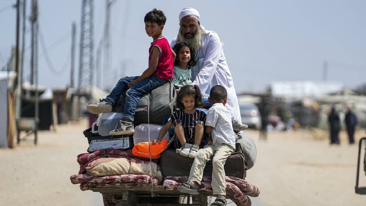 Residents of Khan Younis were told to flee their homes as Israeli air and ground offences ramp up. (AP PHOTO)