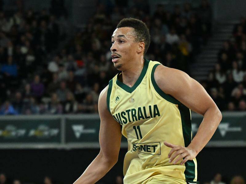 Dante Exum missed the Boomers' Games-opening defeat of Spain but could be back to face Canada Photo: James Ross/AAP PHOTOS