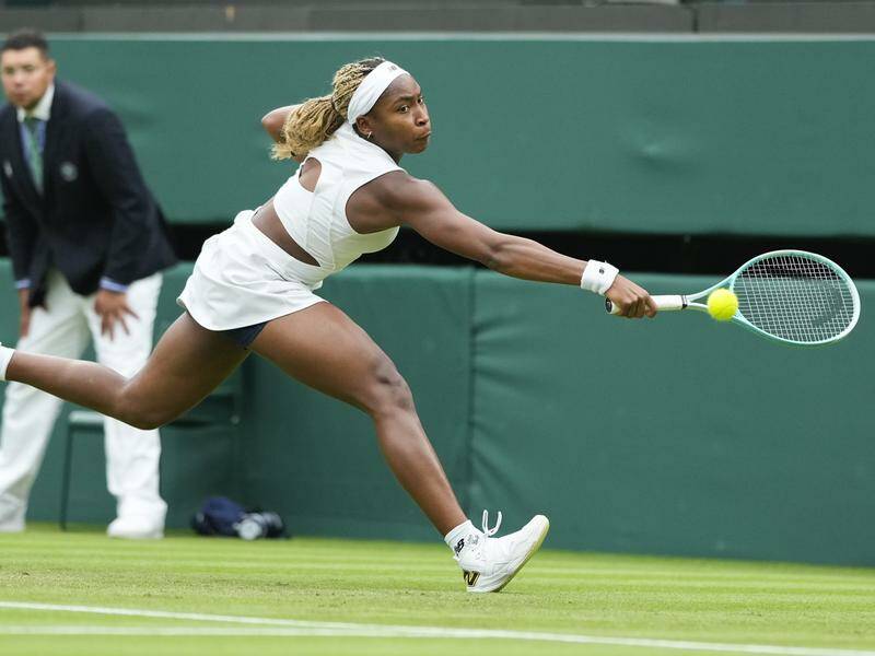 Coco Gauff will join LeBron James as the US flag bearers in Paris. Photo: AP PHOTO