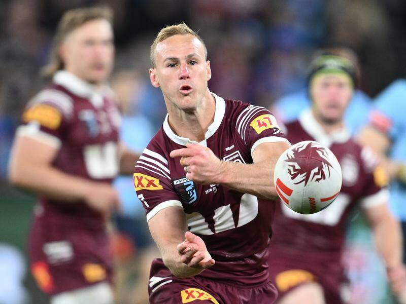Maroons skipper Daly Cherry-Evans is backing his forwards to fire up against NSW in the decider. Photo: Joel Carrett/AAP PHOTOS