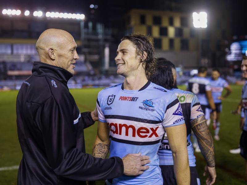 Coach Craig Fitzgibbon says Cronulla would only benefit from Origin call ups for key players. (Mark Evans/AAP PHOTOS)