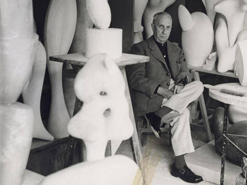 Dadaist sculptor, Jean Arp, has left 24 of his works to the National Gallery of Victoria. (PR HANDOUT IMAGE PHOTO)