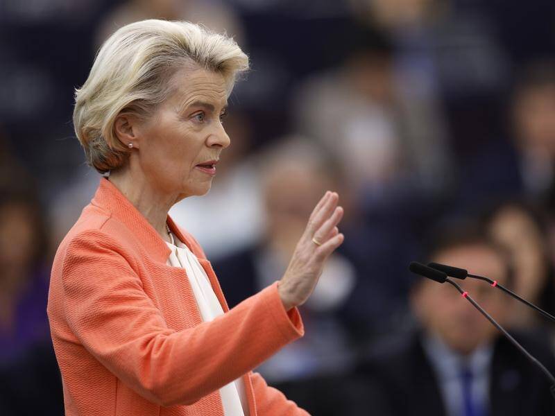 European Commission President Ursula von der Leyen is widely expected to seek a second term. (AP PHOTO)
