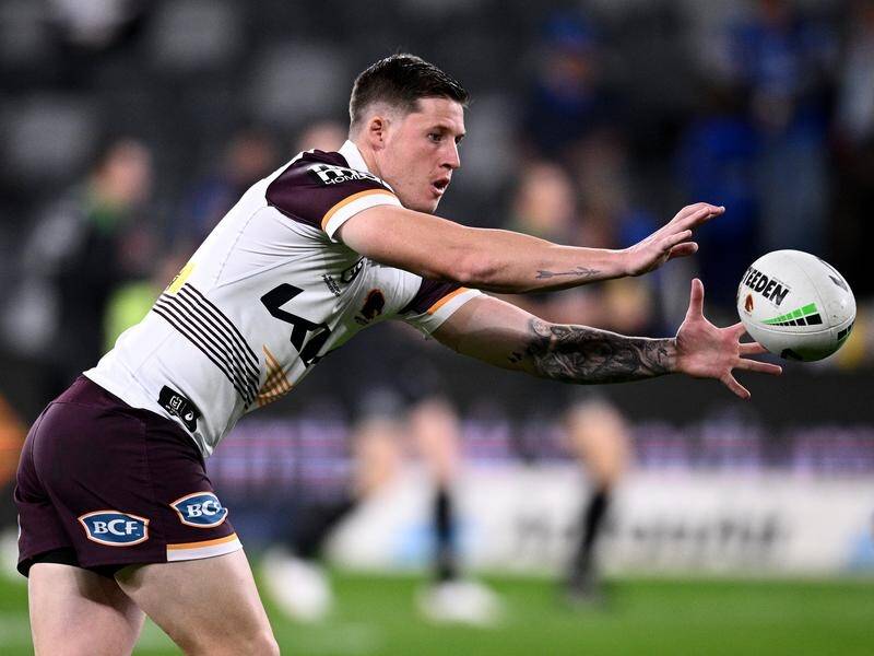Brisbane half Josh Rogers had a strong game against Parramatta but faces being left out next week. (Dan Himbrechts/AAP PHOTOS)