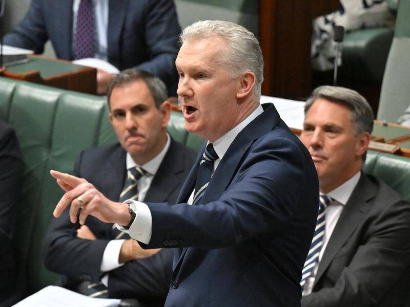 Minister for Employment Tony Burke wants proposed workplace laws passed by the end of 2023. (Mick Tsikas/AAP PHOTOS)