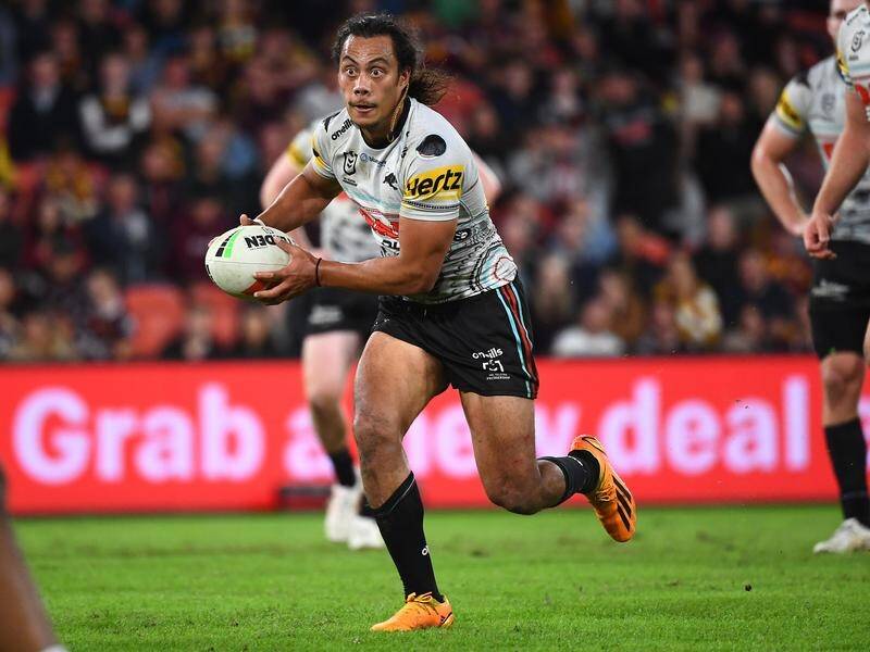 Penrith Panthers player Jarome Luai has held his spot at five-eighth in the NSW Origin line-up. (Jono Searle/AAP PHOTOS)