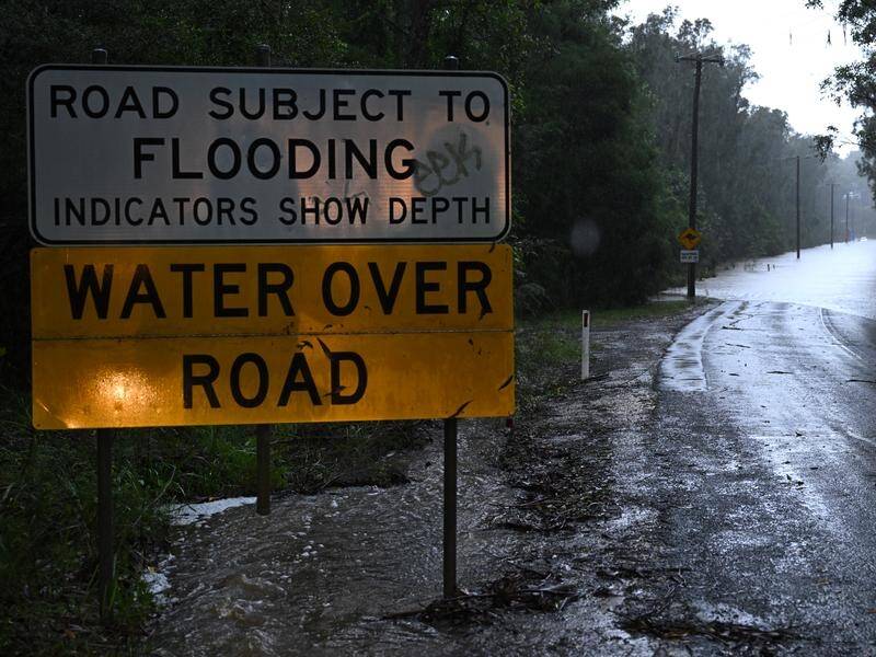 Damaged roads and transport infrastructure in NSW will receive a billion-dollar budget boost. (Dean Lewins/AAP PHOTOS)