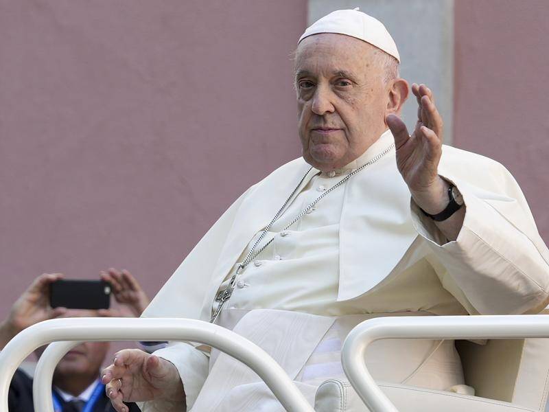 Pope Francis says the Catholic Church is open to everyone, including the gay community. (AP)