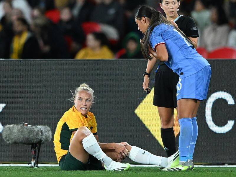The Matildas are confident Tameka Yallop's knee injury won't be an issue for the Women's World Cup. (James Ross/AAP PHOTOS)