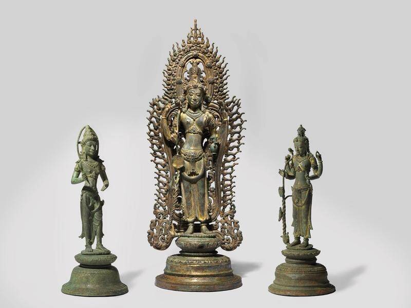 The sculptures will remain on display for three years until they are returned to Cambodia. (PR HANDOUT IMAGE PHOTO)