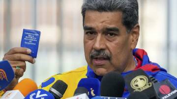 President Nicolas Maduro has won a third term, the Venezuela's election authority says. Photo: AP PHOTO
