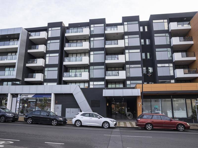 At least 16 per cent of the population live in dwellings such as apartments, according to research. (Daniel Pockett/AAP PHOTOS)