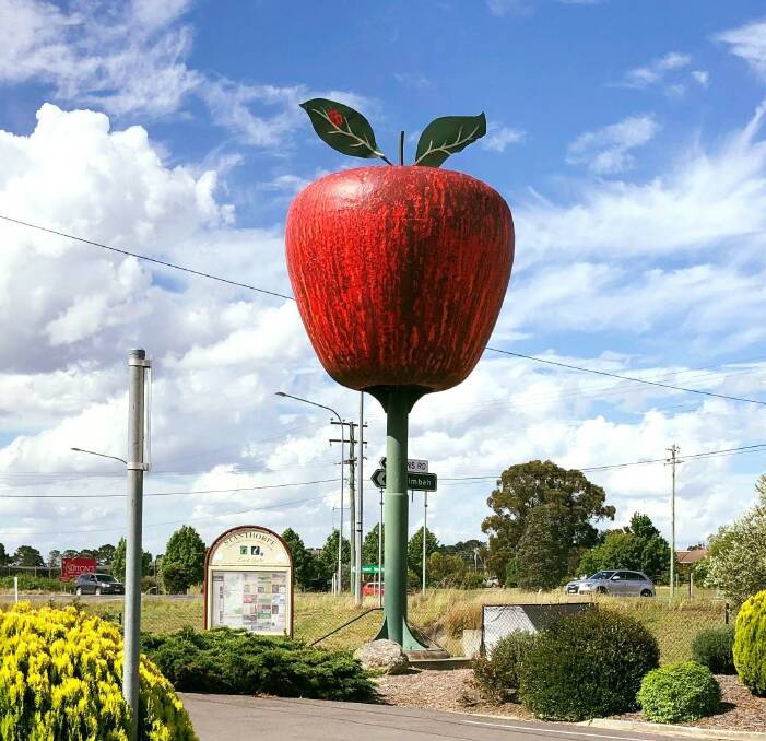 Queensland tourism highlight. The Big Apple in Stanthorpe. Picture: Granite Belt Wine Country tourism