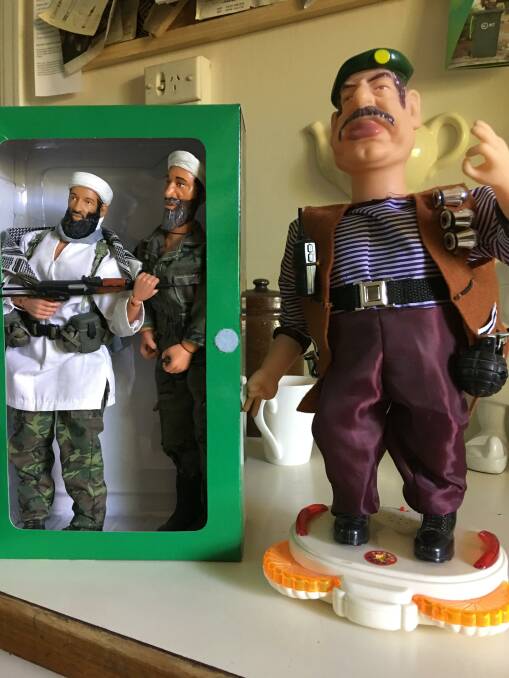 A selection of the author's counter-terrorism memorabilia. Picture: Clive Williams