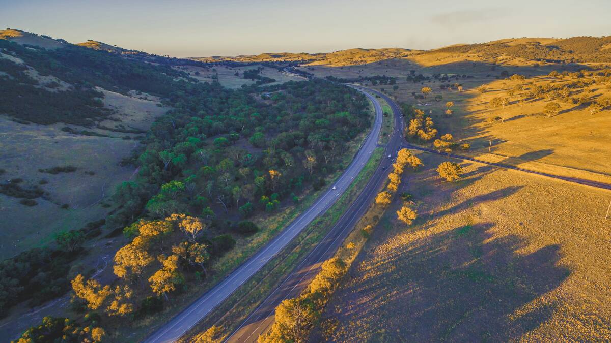 The Hume Highway on the way from Canberra to Sydney. Picture: Shutterstock