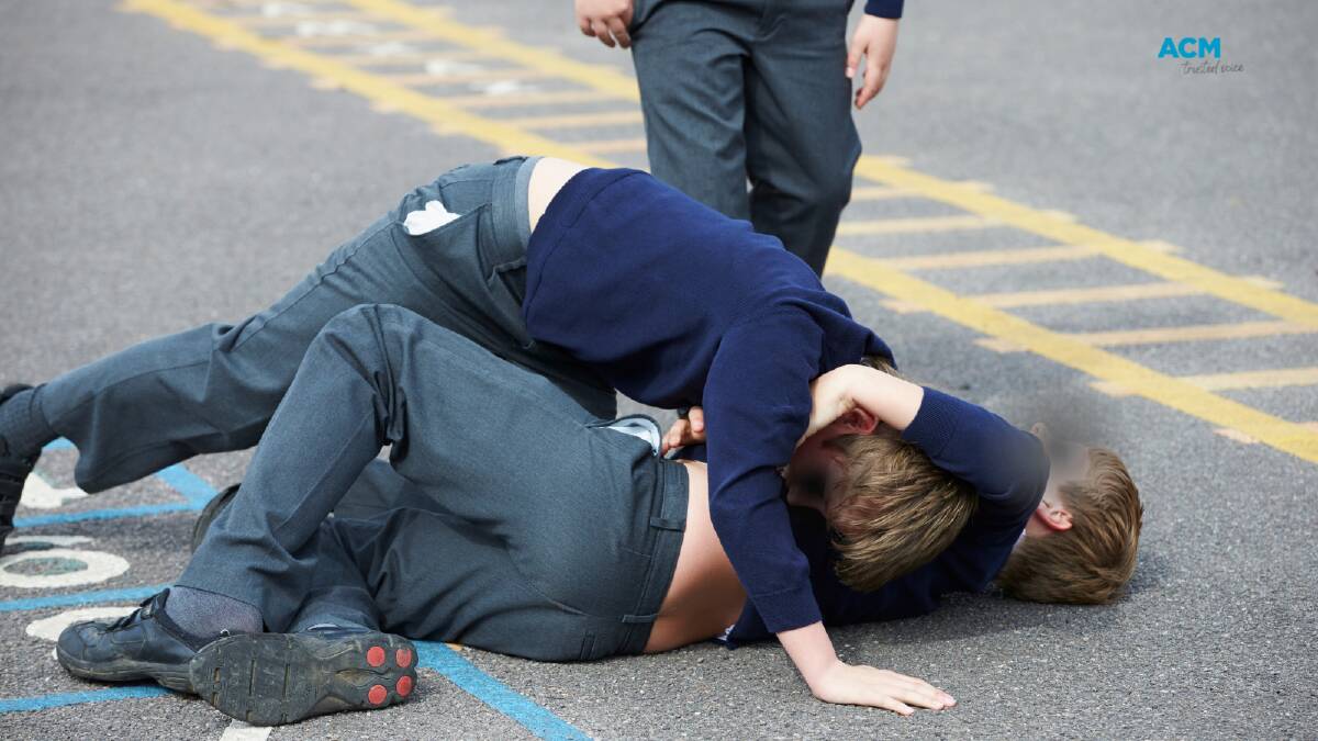A mobile phone ban wouldn't have stopped an Illawarra mother's son from being attacked in the schoolyard. File picture
