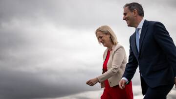 The finance minister Katy Gallagher and Treasurer, Jim Chalmers are "drip feeding" the budget to us. Picture by Elesa Kurtz
