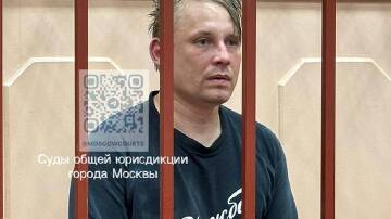 Russian journalist Konstantin Gabov was arrested for 'participation in an extremist organisation'. (AP PHOTO)