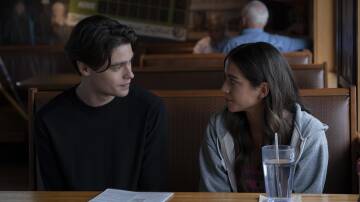 Felix Mallard and Isabela Merced are Davis and Aza in Turtles All the Way Down. Picture by Binge/HBO Max