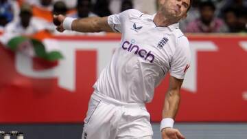 England's James Anderson took his 700th Test wicket during this year's tour of India. (AP PHOTO)