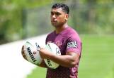 Tevita Pangai Jr will give up boxing and focus on returning to the NRL. (Albert Perez/AAP PHOTOS)