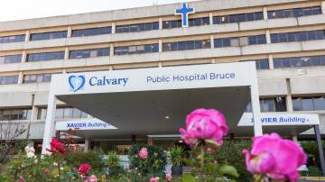 Calvary Public Hospital Bruce, as it was in 2023 before the ACT government took over last year. Picture by Gary Ramage